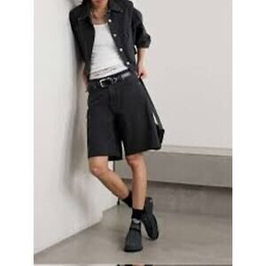 HALFBOY Denim Shorts Black NWT